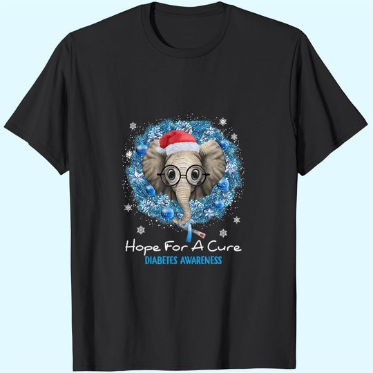 Discover Elephant Hope For A Cure Diabetes Awareness T-Shirts