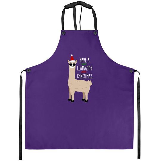 Discover Have A Llamazing Christmas 2021 Aprons