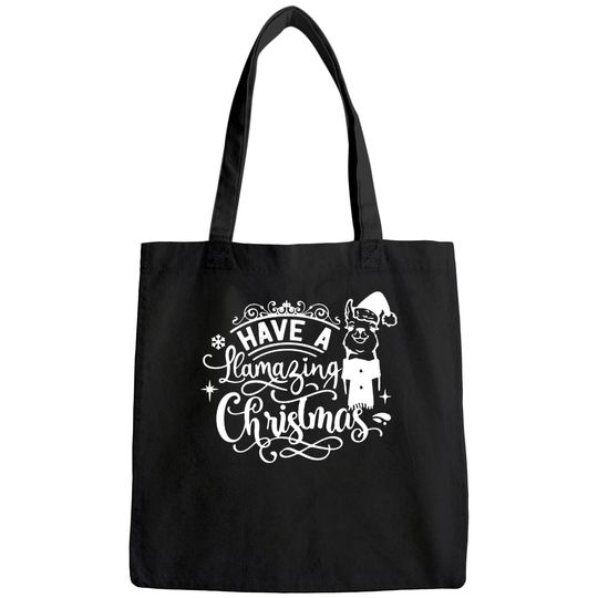 Discover Have A Llamazing Christmas Design Bags