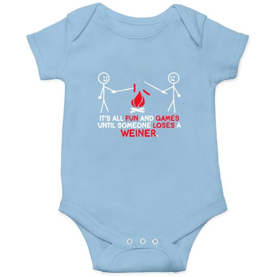 Discover All Fun And Games Until Funny Novelty Graphic Sarcastic Funny Baby Bodysuit