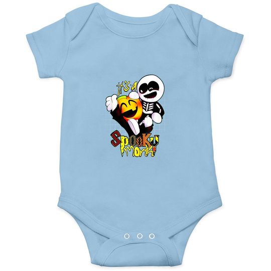 Discover It's A Spooky Month Sand Pump Baby Bodysuit