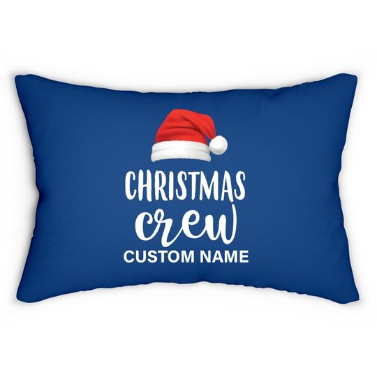 Discover Christmas Crew Custom Name Pillows