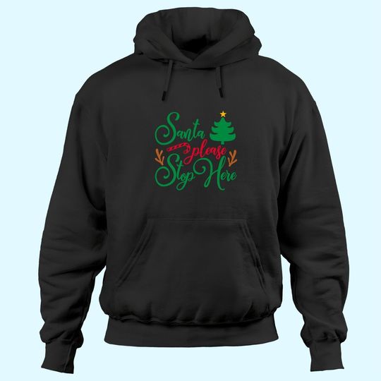 Discover Santa Stops Here In Days Hoodies