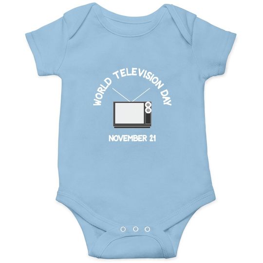 Discover World Television Day Baby Bodysuit