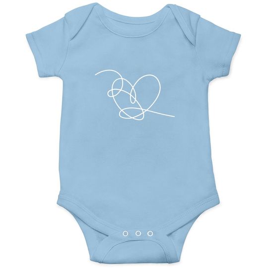 Discover Love Yourself Heart Baby Bodysuit