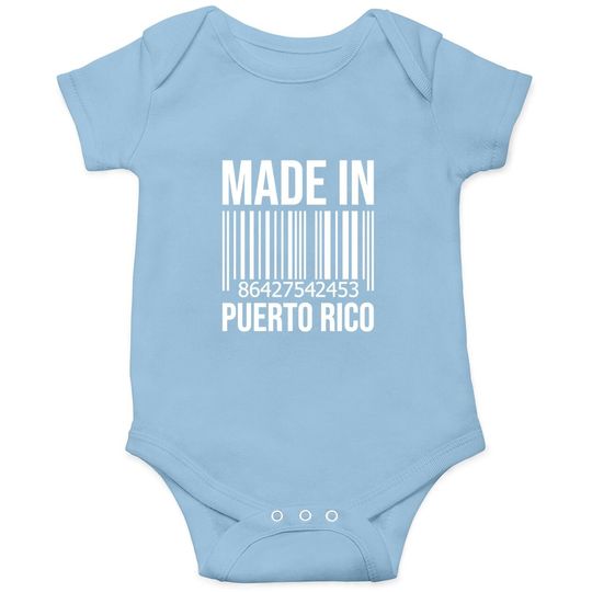 Discover Made In Puerto Rico Classic Baby Bodysuit