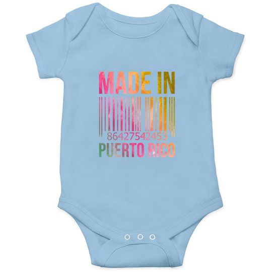 Discover Made In Puerto Rico Classique Baby Bodysuit