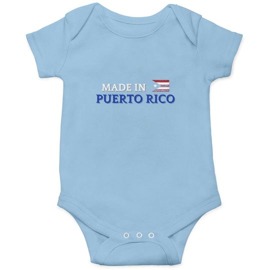 Discover Made In Puerto Rico Baby Bodysuit