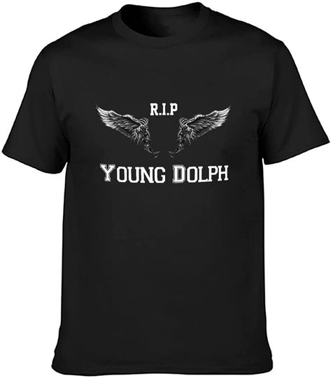 Discover RIP Young Dolph PRE Shirt Rapper Young Dolph PRE Shirt Hip Hop Black T-Shirt