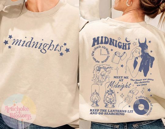 Discover Taylor Meet Me At Midnight Sweatshirt, Taylor New Album Midnight Sweatshirt
