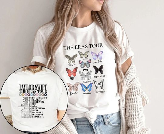 Discover The Eras Tour Two Sided Shirt, Taylor Taylor version Eras Tour