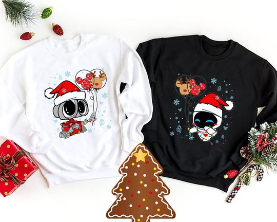 Discover Wall E Couple Matching Disney Christmas T Shirt