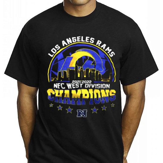 Discover Los Angeles Rams 2022 NFC West Division Champions T-Shirt