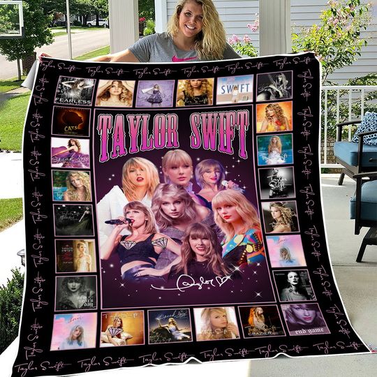 Discover Taylor ERAS Tour Swift Blanket, Taylor version Blanket, Eras Tour Blanket