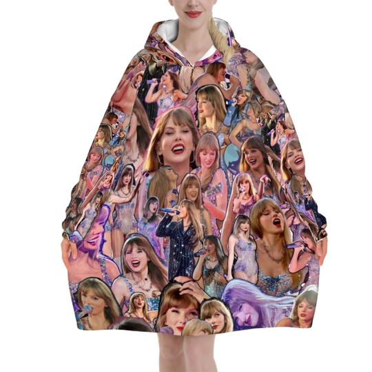 Discover Taylor Movie Art Lover Hoodie, Taylor Cozy Wearable Blanket