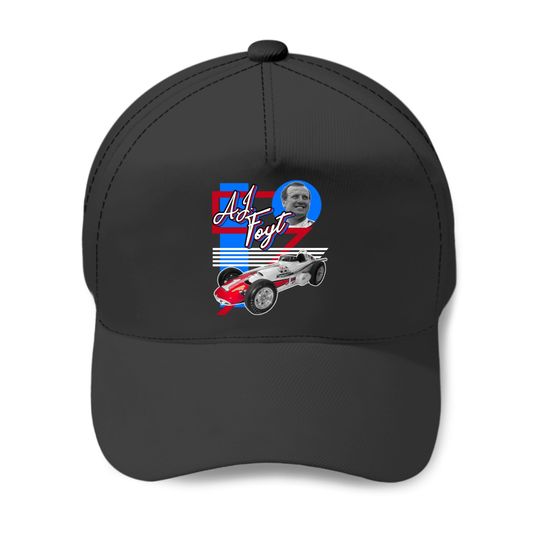 AJ Foyt ))(( Indy Car Racing Legend Tribute Baseball Caps