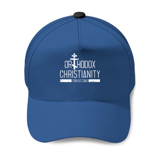 Distressed Orthodox Christian Christian Zip Baseball Caps