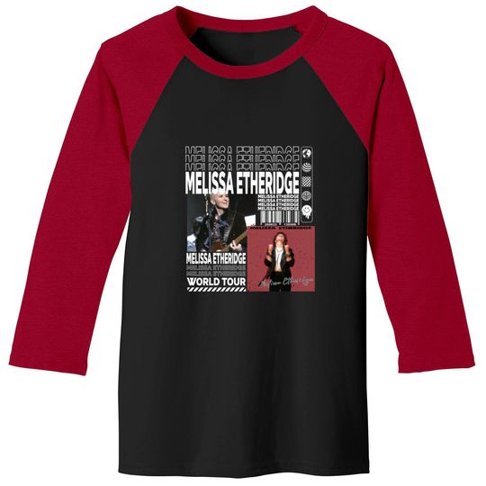 Melissa Etheridge Music Baseball Tees, Vintage 90s Summer Tour 2023 Tickets Album Baseball Tees