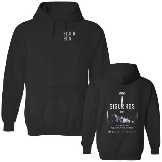 Sigur Ros 2023 Tour Double Sided Hoodies, Sigur Ros Double Sided Hoodies, Sigur Ros Music Tour 2023 Double Sided Hoodies