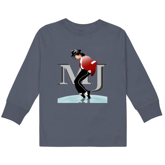Michael Moonwalk Jackson Kids Long Sleeve T-Shirts