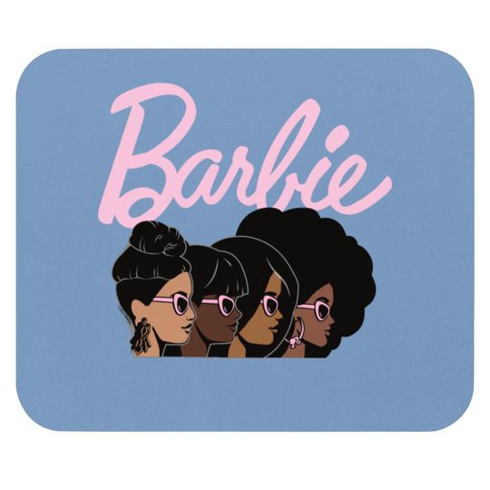 Black Barbie Mouse Pads- Afro Barbie Mouse Pads