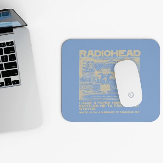 Radiohead Mouse Pads, Vintage Radiohead Mouse Pads
