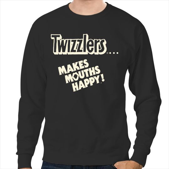 Vintage 1990s Twizzlers "Makes Mouths Happy" Sweatshirts