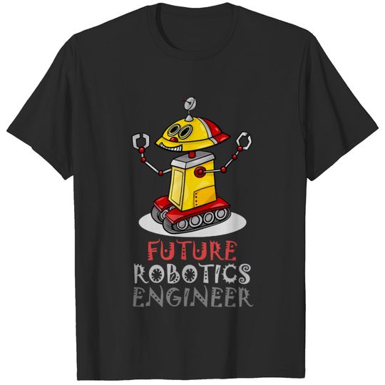 Future Robotics Engineer Technician Funny Vintage Robot Toy 23 T-Shirts