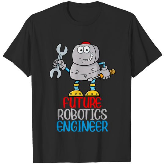 Future Robotics Engineer Technician Funny Vintage Robot Toy 24 T-Shirts
