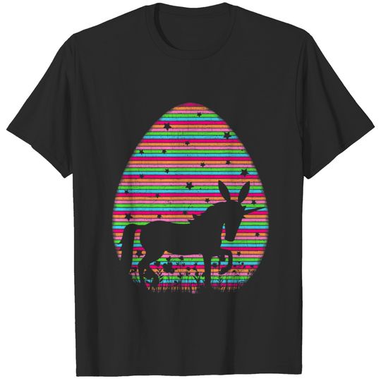 Vintage Retro Easter Egg Lover Funny Unicorn Easter Sunday T-Shirts