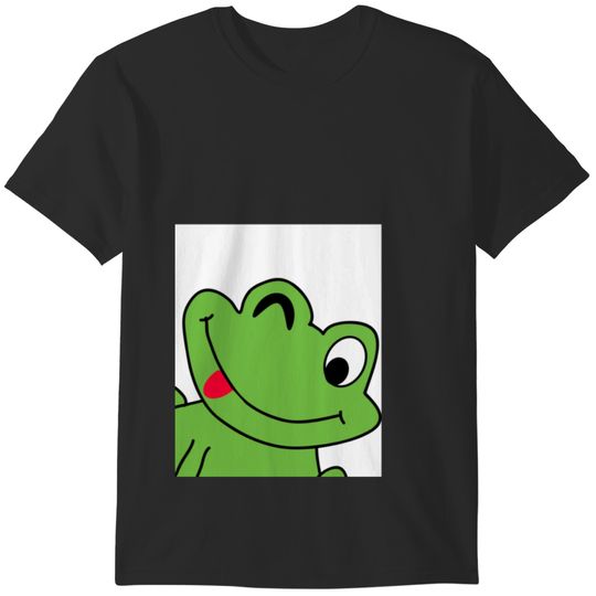 My Frog Graphic Print T-Shirts