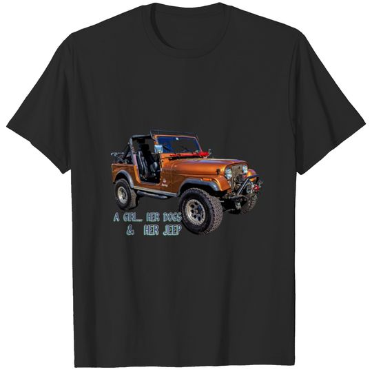 -Jeep-Wrangler Car Sport Utility Vehicle T-Shirts