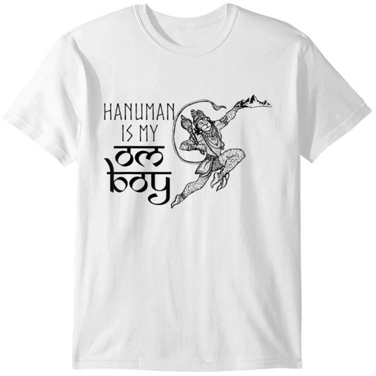 Funny Hanuman Is My Om Boy Hindu God T T-shirt
