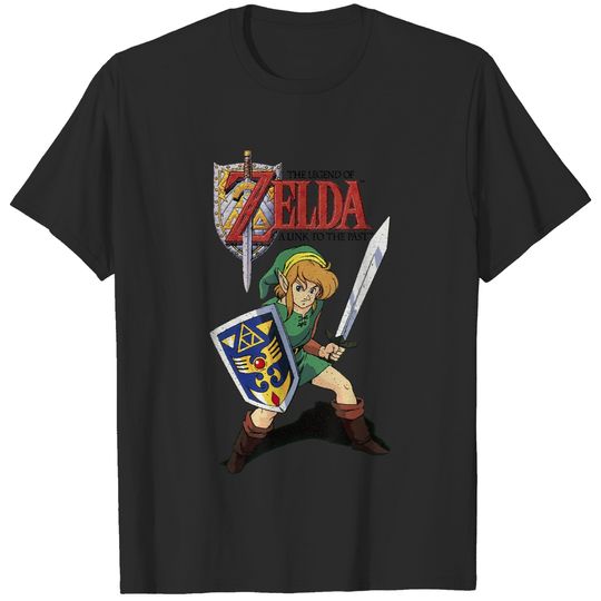 Legend of Zelda Link To The Past Cartoon Art Graphic T-Shirt T-Shirt T-Shirts
