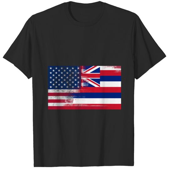 Hawaii American Flag Fusion T-shirt