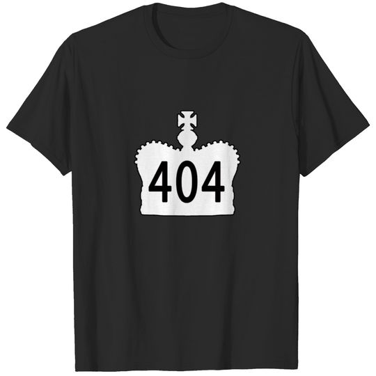 404-white_no-motto T-shirt