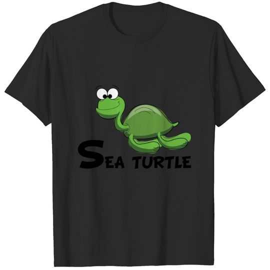 Cartoon Sea Turtle T-shirt