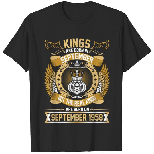 The Real Kings Are Born On September 1958 T-shirt