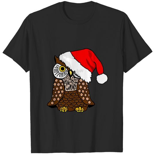 Santa Owl T-shirt