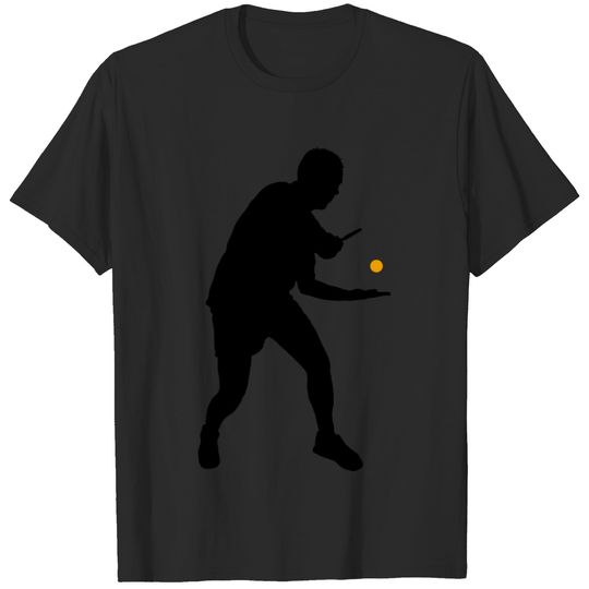 ping pong player T-shirt