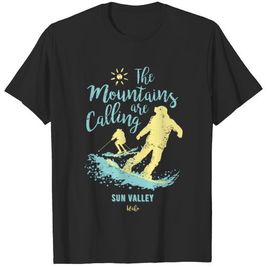 Snowboard Ski Sun Valley Idaho T-shirt