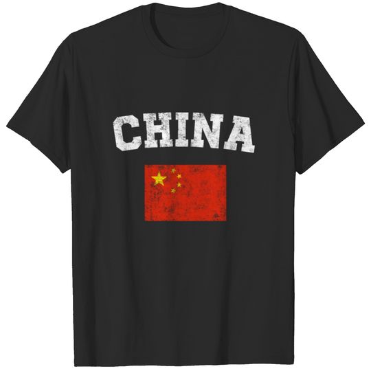 Chinese Flag Shirt - Vintage China T-Shirt T-shirt