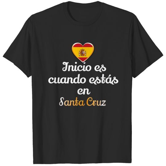 regalo en casa Espan a catalun a Santa Cruz T-shirt