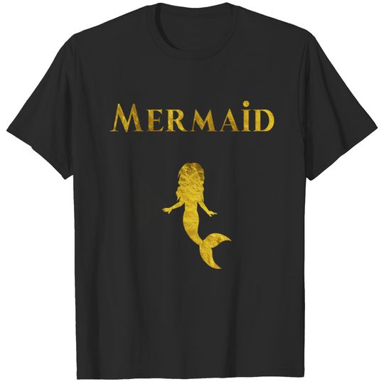 Mermaid Couple Partner Love Gift Chrismas T-shirt