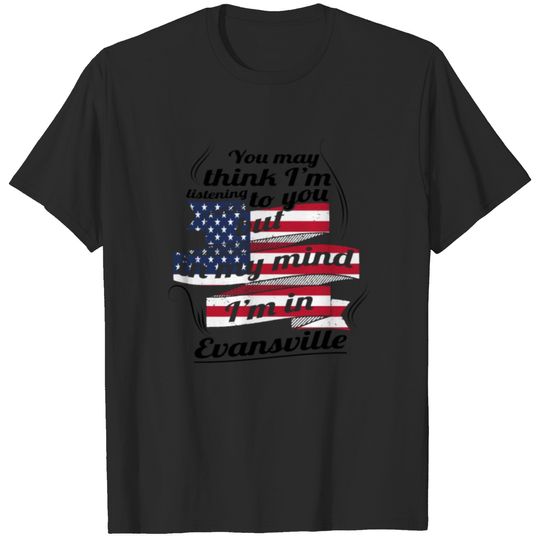 THERAPIE URLAUB AMERICA USA TRAVEL Evansville T-shirt