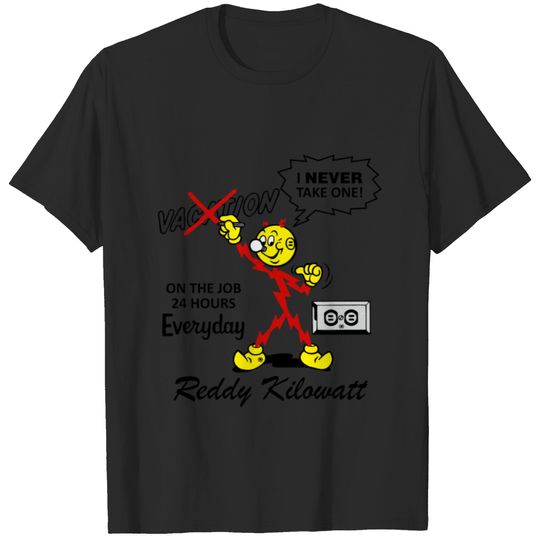 Reddy Kilowatt Electric decal T-shirt