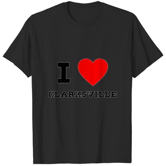i love Clarksville T-shirt