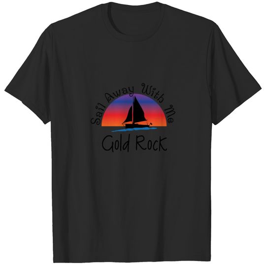 sail away gold rock T-shirt