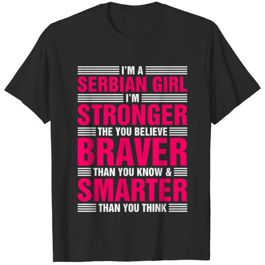 Im A Serbian Girl T-shirt