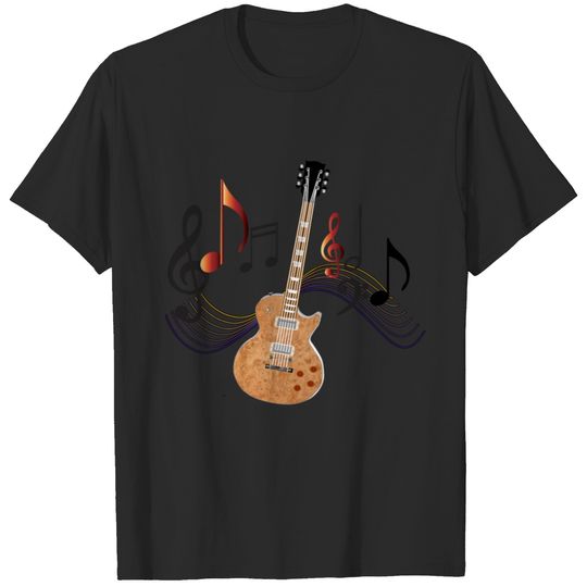 Guitar Electric Guitar T shirts T-shirt